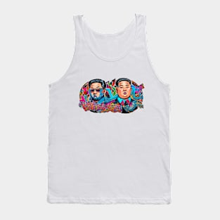 Kim Jong Un graffiti art Tank Top